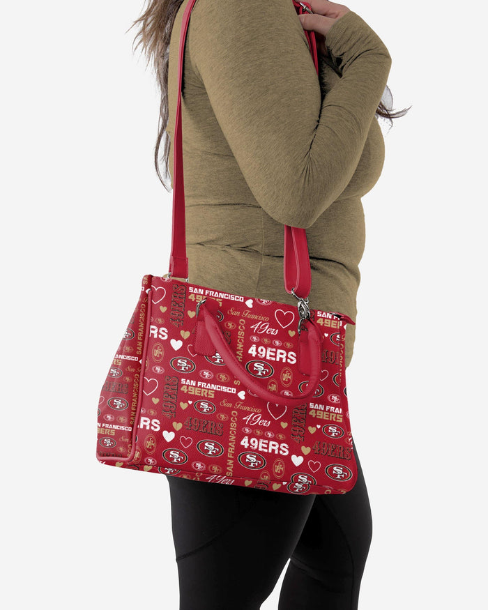 San Francisco 49ers Logo Love Purse FOCO - FOCO.com