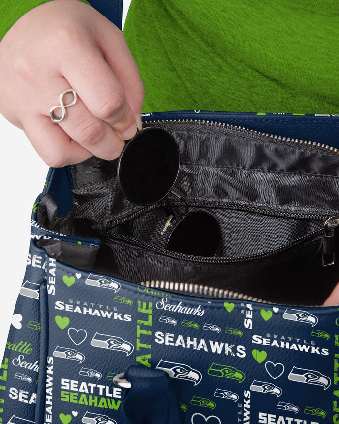 Seattle Seahawks Logo Love Purse FOCO - FOCO.com