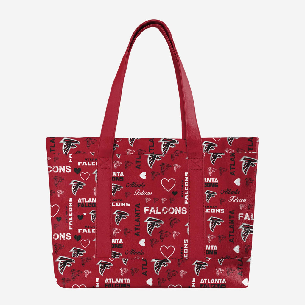 Atlanta Falcons Logo Love Tote Bag FOCO - FOCO.com