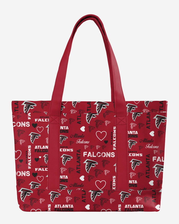 Atlanta Falcons Logo Love Tote Bag FOCO - FOCO.com