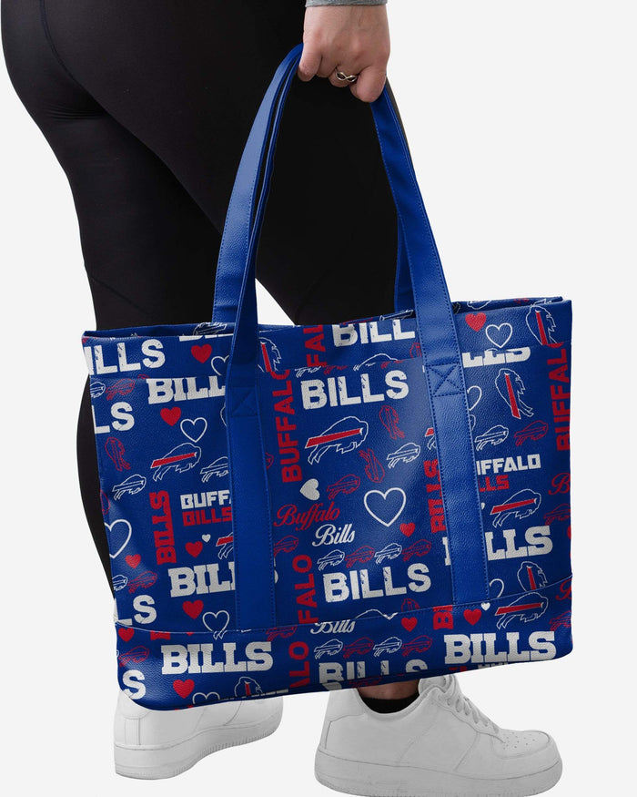 Buffalo Bills Logo Love Tote Bag FOCO - FOCO.com