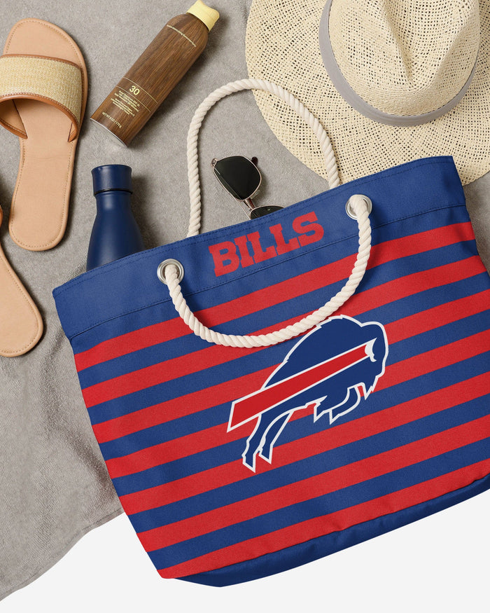 Buffalo Bills Nautical Stripe Tote Bag FOCO - FOCO.com