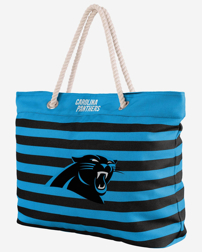 Carolina Panthers Nautical Stripe Tote Bag FOCO - FOCO.com