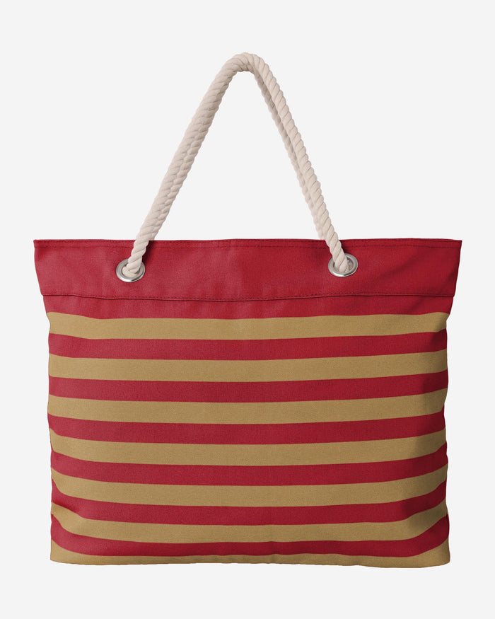 San Francisco 49ers Nautical Stripe Tote Bag FOCO - FOCO.com