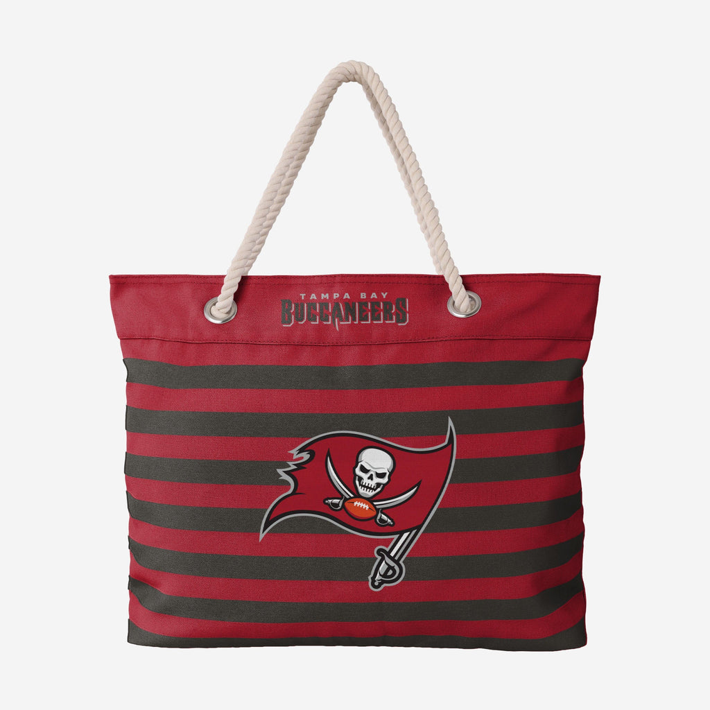 Tampa Bay Buccaneers Nautical Stripe Tote Bag FOCO - FOCO.com