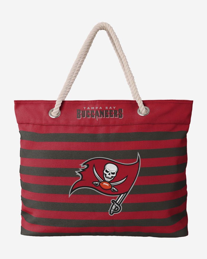 Tampa Bay Buccaneers Nautical Stripe Tote Bag FOCO - FOCO.com