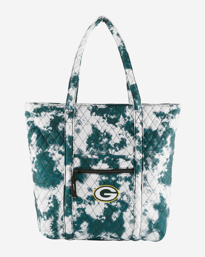 Green Bay Packers Tie-Dye Takeaway Tote Bag FOCO - FOCO.com