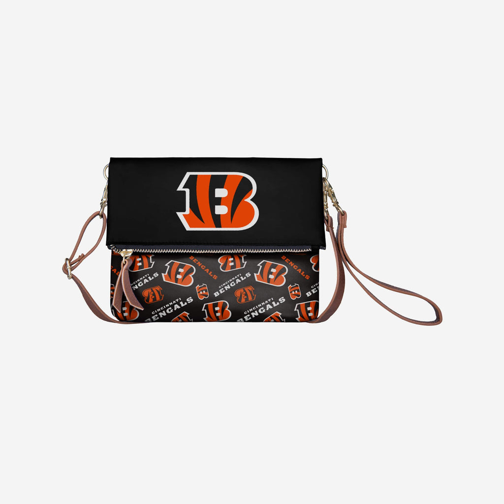 Cincinnati Bengals Printed Collection Foldover Tote Bag FOCO - FOCO.com