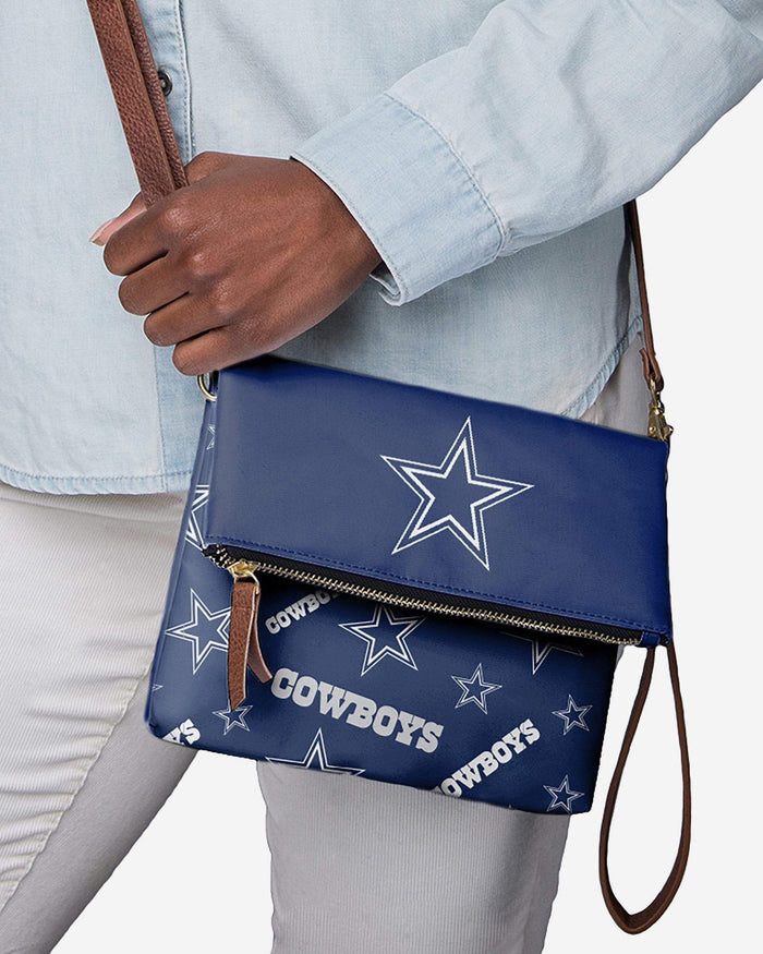 Dallas Cowboys Printed Collection Foldover Tote Bag FOCO - FOCO.com