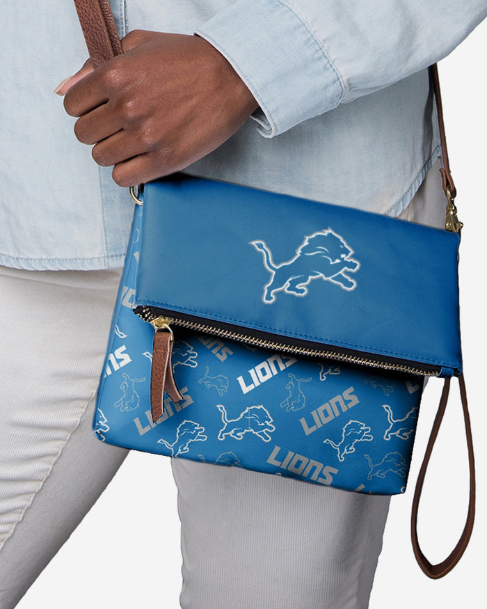 Detroit Lions Printed Collection Foldover Tote Bag FOCO - FOCO.com