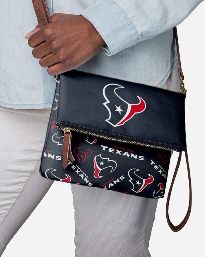 Houston Texans Printed Collection Foldover Tote Bag FOCO - FOCO.com