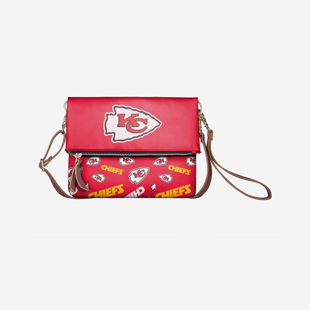 Kansas City Chiefs Printed Collection Foldover Tote Bag FOCO - FOCO.com