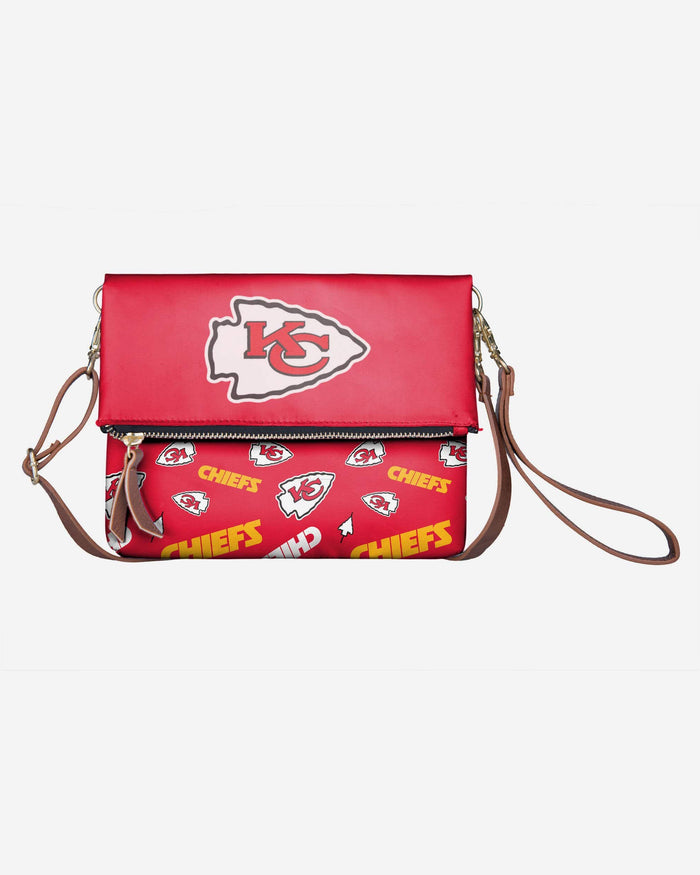 Kansas City Chiefs Printed Collection Foldover Tote Bag FOCO - FOCO.com