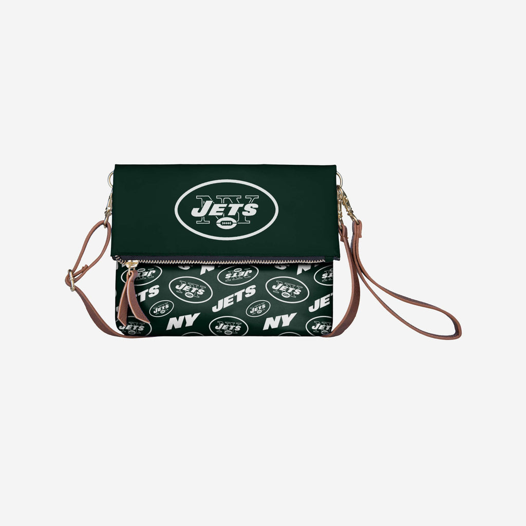 New York Jets Printed Collection Foldover Tote Bag FOCO - FOCO.com