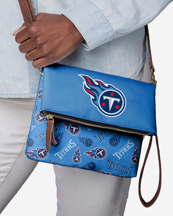 Tennessee Titans Printed Collection Foldover Tote Bag FOCO - FOCO.com