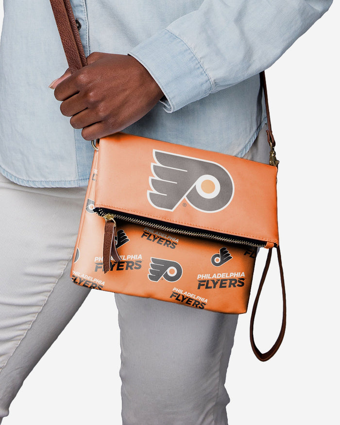 Philadelphia Flyers Printed Collection Foldover Tote Bag FOCO - FOCO.com