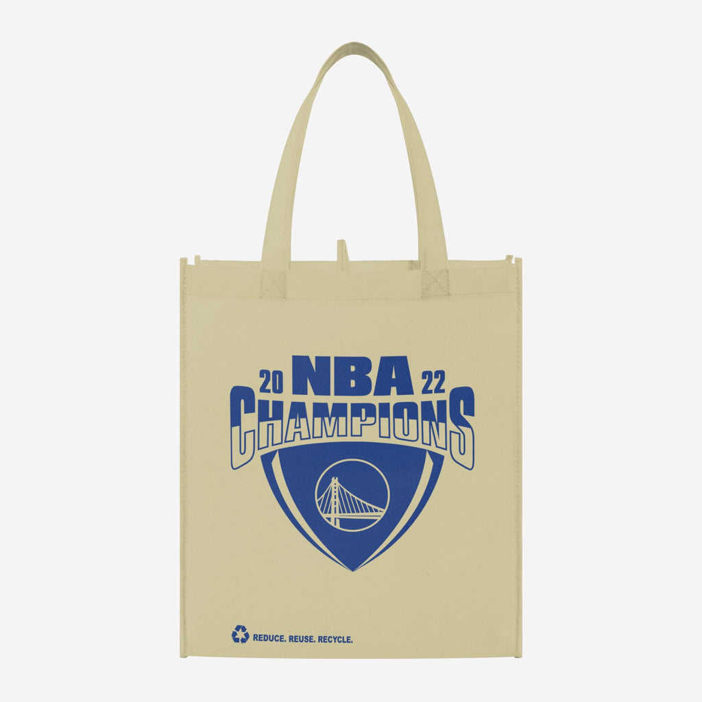 Golden State Warriors 2022 NBA Champions Printed Reusable Grocery Tote Bag FOCO - FOCO.com