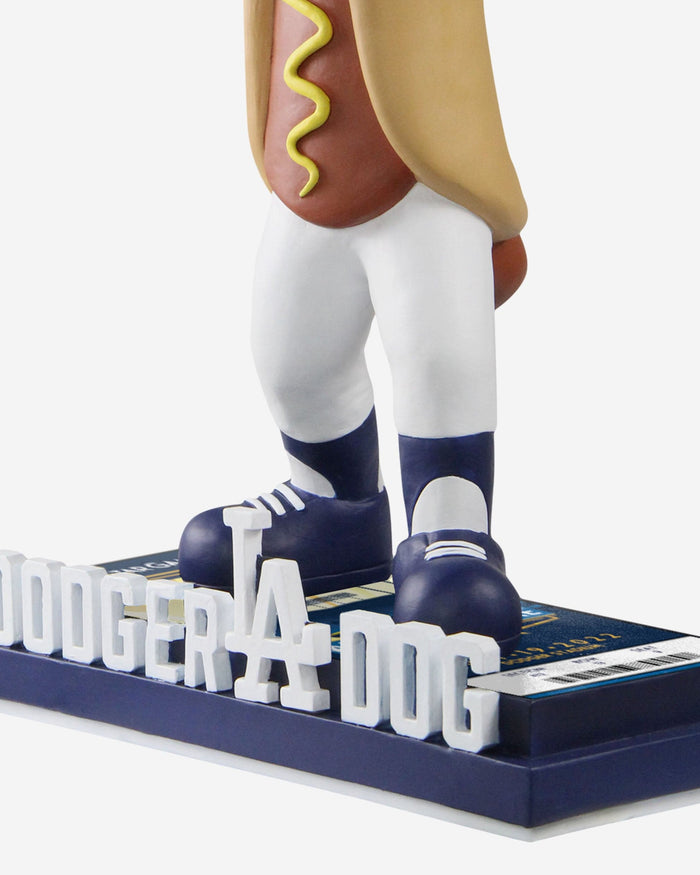 Dodger Dog Los Angeles Dodgers 2022 MLB All-Star Ticket Base 18 in Mascot Bobblehead FOCO - FOCO.com