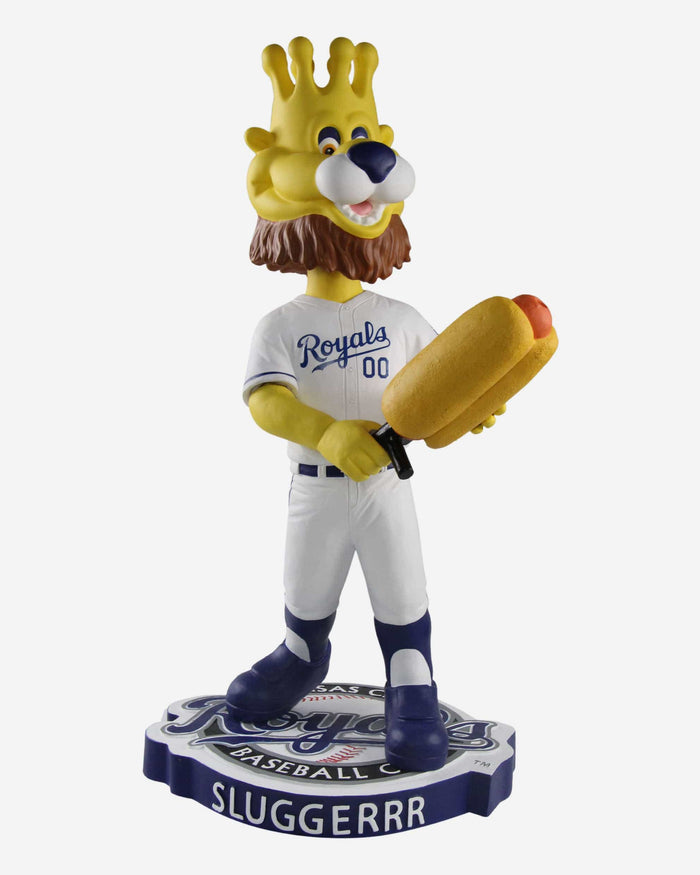 Sluggerrr Kansas City Royals 18 in Mascot Bobblehead FOCO - FOCO.com