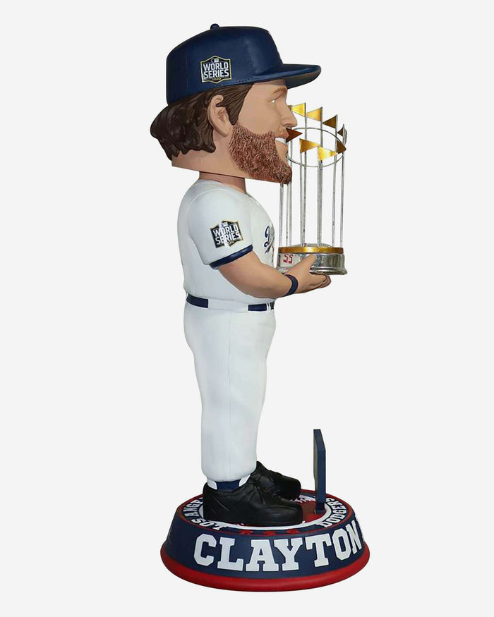 Clayton Kershaw Los Angeles Dodgers 2020 World Series Champions 3 Ft Bobblehead FOCO - FOCO.com