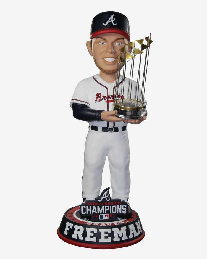 Freddie Freeman Atlanta Braves 2021 World Series Champions 3 Ft Bobblehead FOCO - FOCO.com
