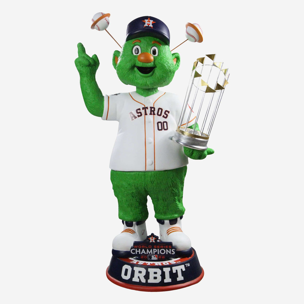 Orbit Houston Astros 2022 World Series Champions 3 Ft Mascot Bobblehead FOCO - FOCO.com