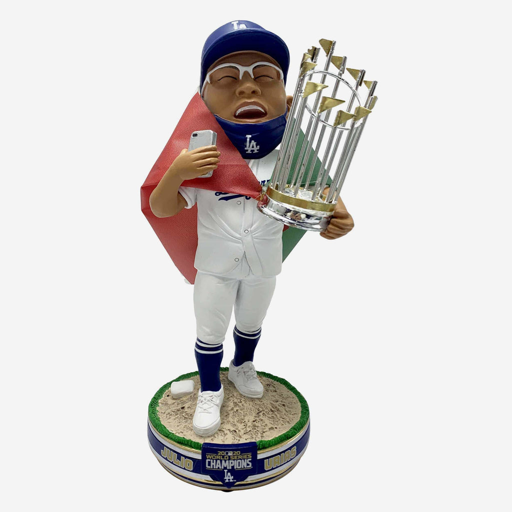 Julio Urias Los Angeles Dodgers National Flag 3 Ft Bobblehead FOCO - FOCO.com