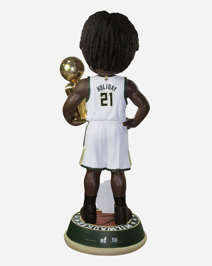 Jrue Holiday Milwaukee Bucks 2021 NBA Champions 3 Ft Bobblehead FOCO - FOCO.com