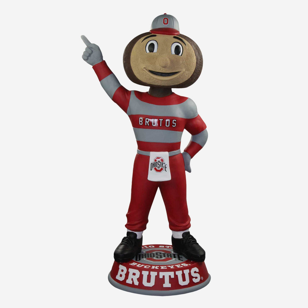 Brutus Buckeye Ohio State Buckeyes 3 Ft Mascot Bobblehead FOCO - FOCO.com