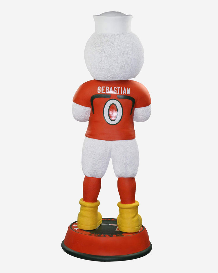 Sebastian Miami Hurricanes Orange Jersey 3 Ft Mascot Bobblehead FOCO - FOCO.com