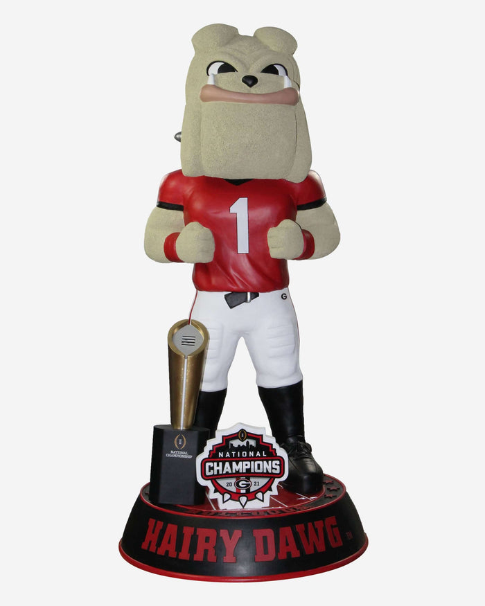 Hairy Dawg Georgia Bulldogs 2021 Football National Champions 3 Ft Mascot Bobblehead FOCO - FOCO.com