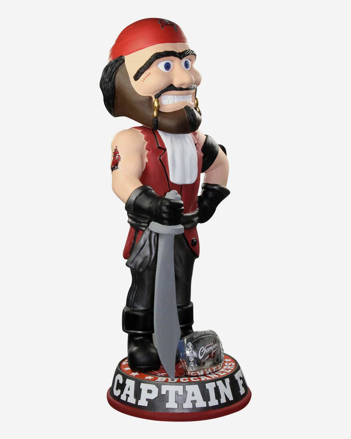 Captain Fear Tampa Bay Buccaneers Super Bowl LV Champions 3 Ft Mascot Bobblehead FOCO - FOCO.com