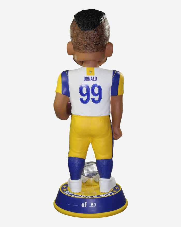 Aaron Donald Los Angeles Rams Super Bowl LVI Champions 3 Ft Bobblehead FOCO - FOCO.com