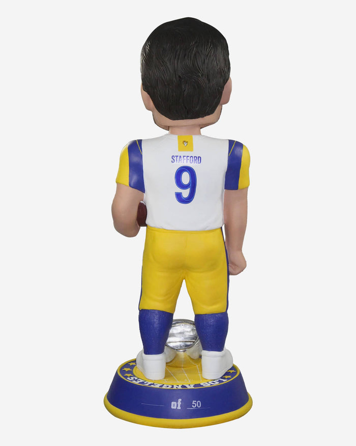 Matthew Stafford Los Angeles Rams Super Bowl LVI Champions 3 Ft Bobblehead FOCO - FOCO.com