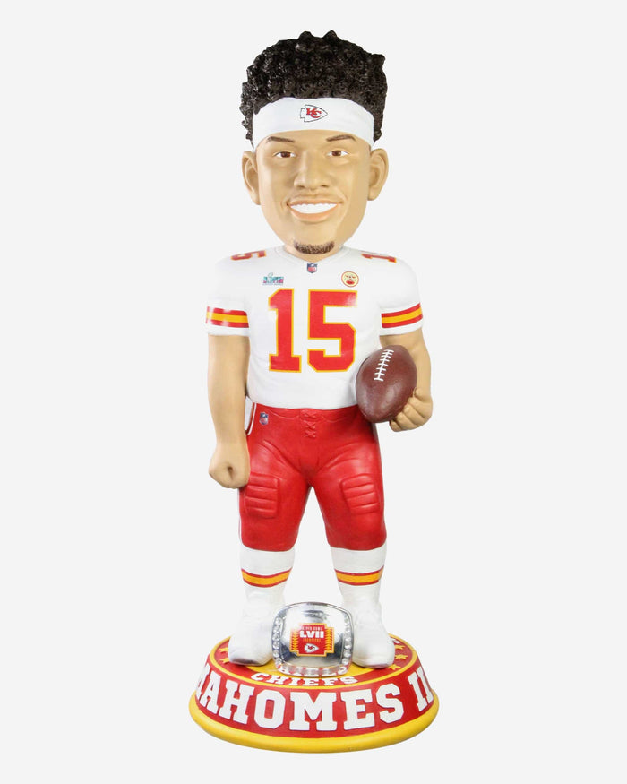 Patrick Mahomes Kansas City Chiefs Super Bowl LVII Champions 3 Ft Bobblehead FOCO - FOCO.com