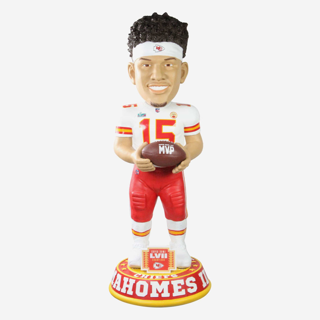 Patrick Mahomes Kansas City Chiefs Super Bowl LVII Champions MVP 3 Ft Bobblehead FOCO - FOCO.com