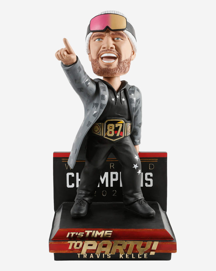 Travis Kelce Kansas City Chiefs Parade 3 Ft Bobblehead FOCO - FOCO.com