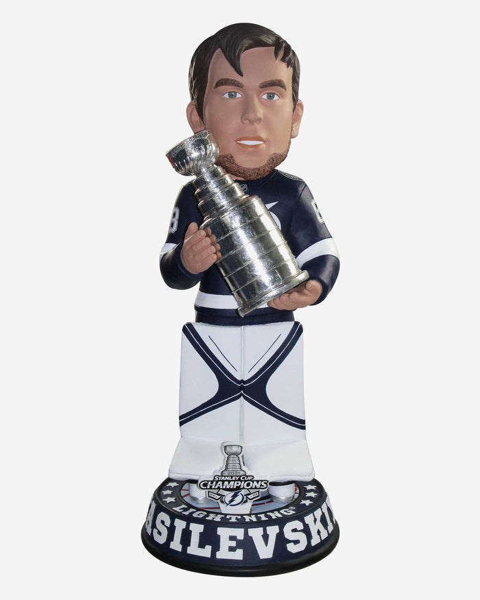 Andrei Vasilevskiy Tampa Bay Lightning 2021 Stanley Cup Champions 3 Ft Bobblehead FOCO - FOCO.com