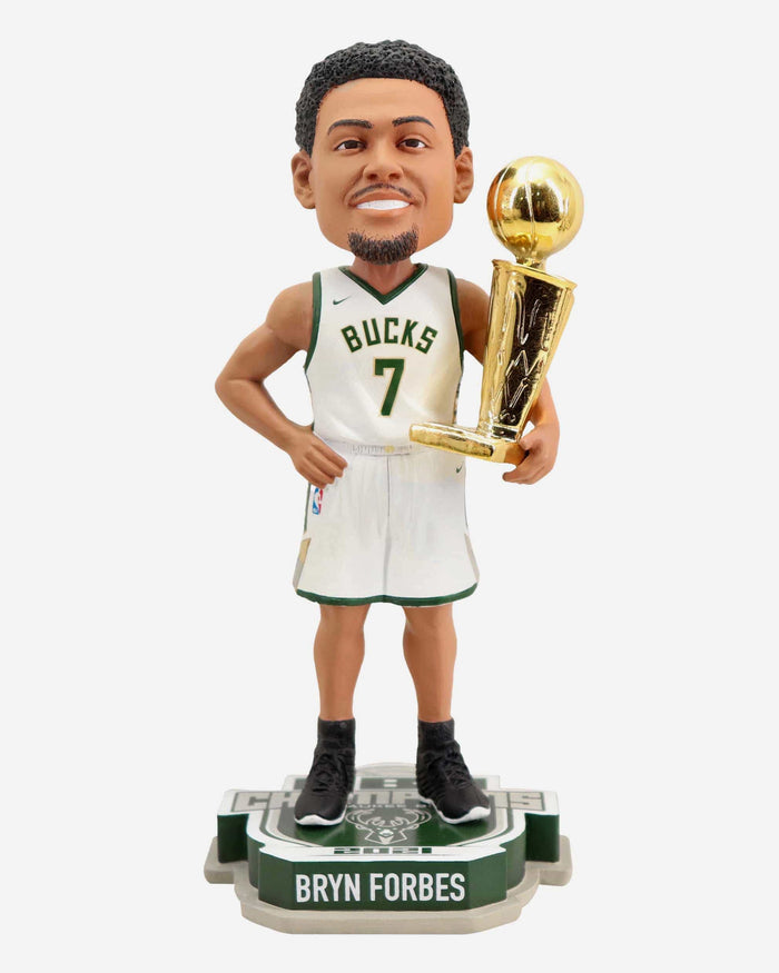 Bryn Forbes Milwaukee Bucks 2021 NBA Champions Bobblehead FOCO - FOCO.com