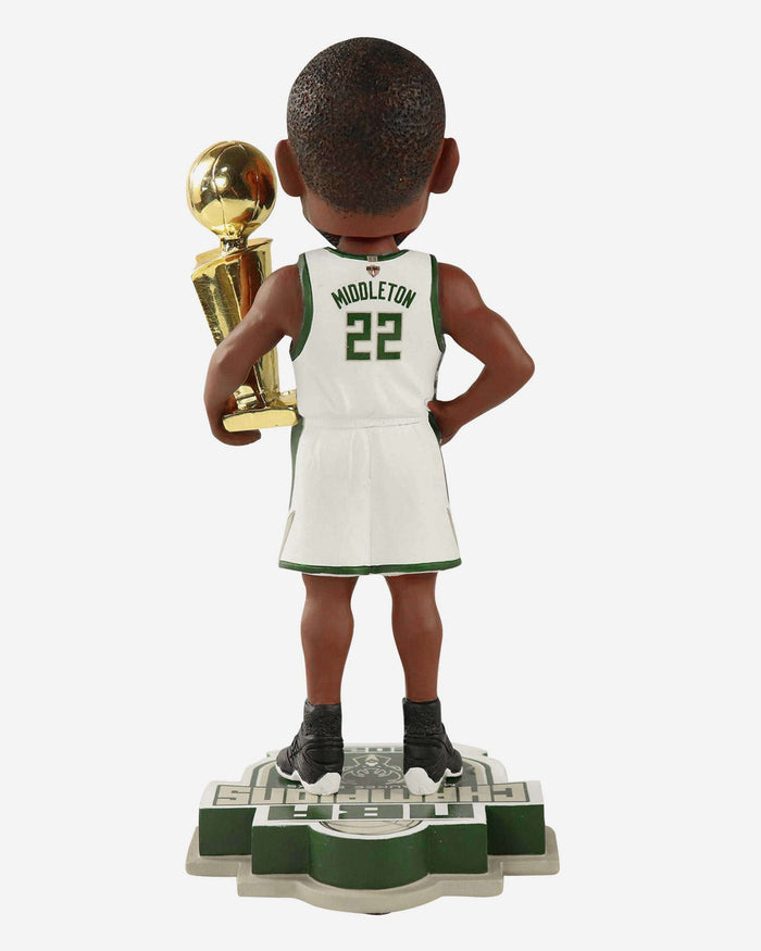 Khris Middleton Milwaukee Bucks 2021 NBA Champions Bobblehead FOCO - FOCO.com