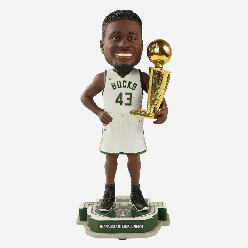 Thanasis Antetokounmpo Milwaukee Bucks 2021 NBA Champions Bobblehead FOCO - FOCO.com