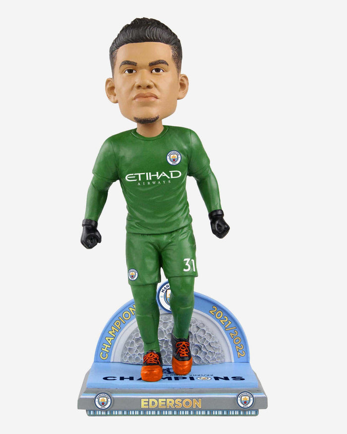 Ederson Santana De Moraes Manchester City FC Premier League Champions Bobblehead FOCO - FOCO.com