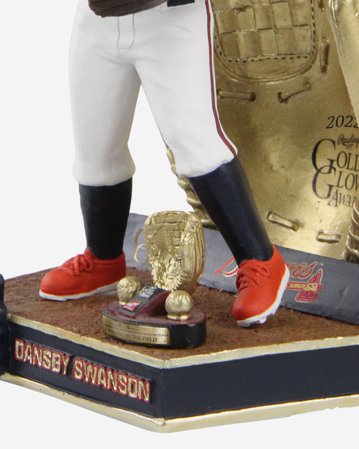 Dansby Swanson Atlanta Braves 2022 Gold Glove Bobblehead FOCO - FOCO.com