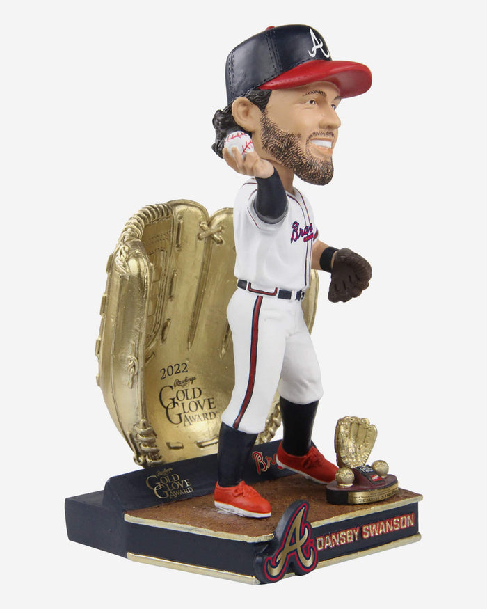 Dansby Swanson Atlanta Braves 2022 Gold Glove Bobblehead FOCO - FOCO.com