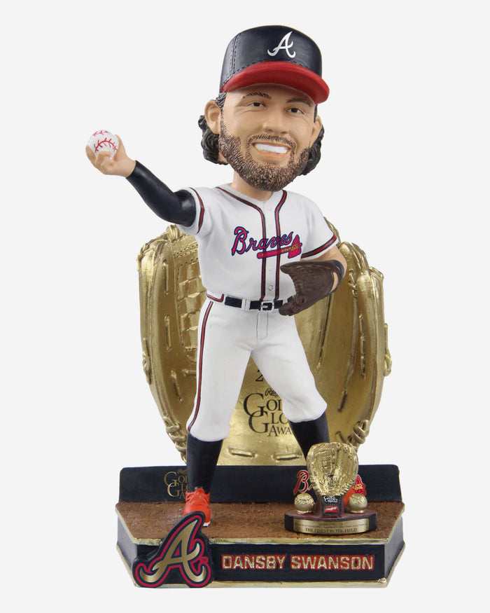 Dansby Swanson Atlanta Braves 2022 Gold Glove Bobblehead FOCO - FOCO.com