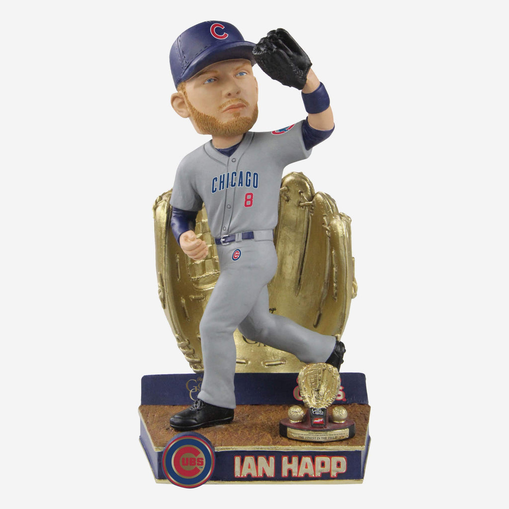 Ian Happ Chicago Cubs 2022 Gold Glove Bobblehead FOCO - FOCO.com