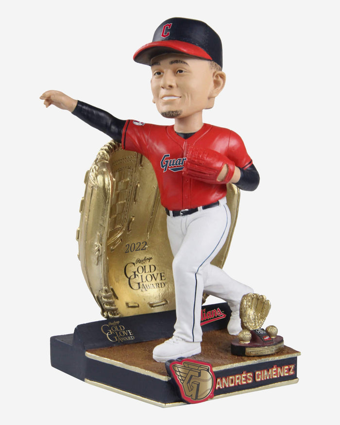 Andres Gimenez Cleveland Guardians 2022 Gold Glove Bobblehead FOCO - FOCO.com