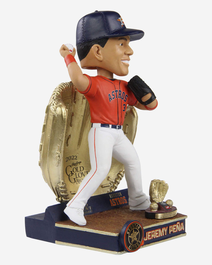 Jeremy Pena Houston Astros 2022 Gold Glove Bobblehead FOCO - FOCO.com