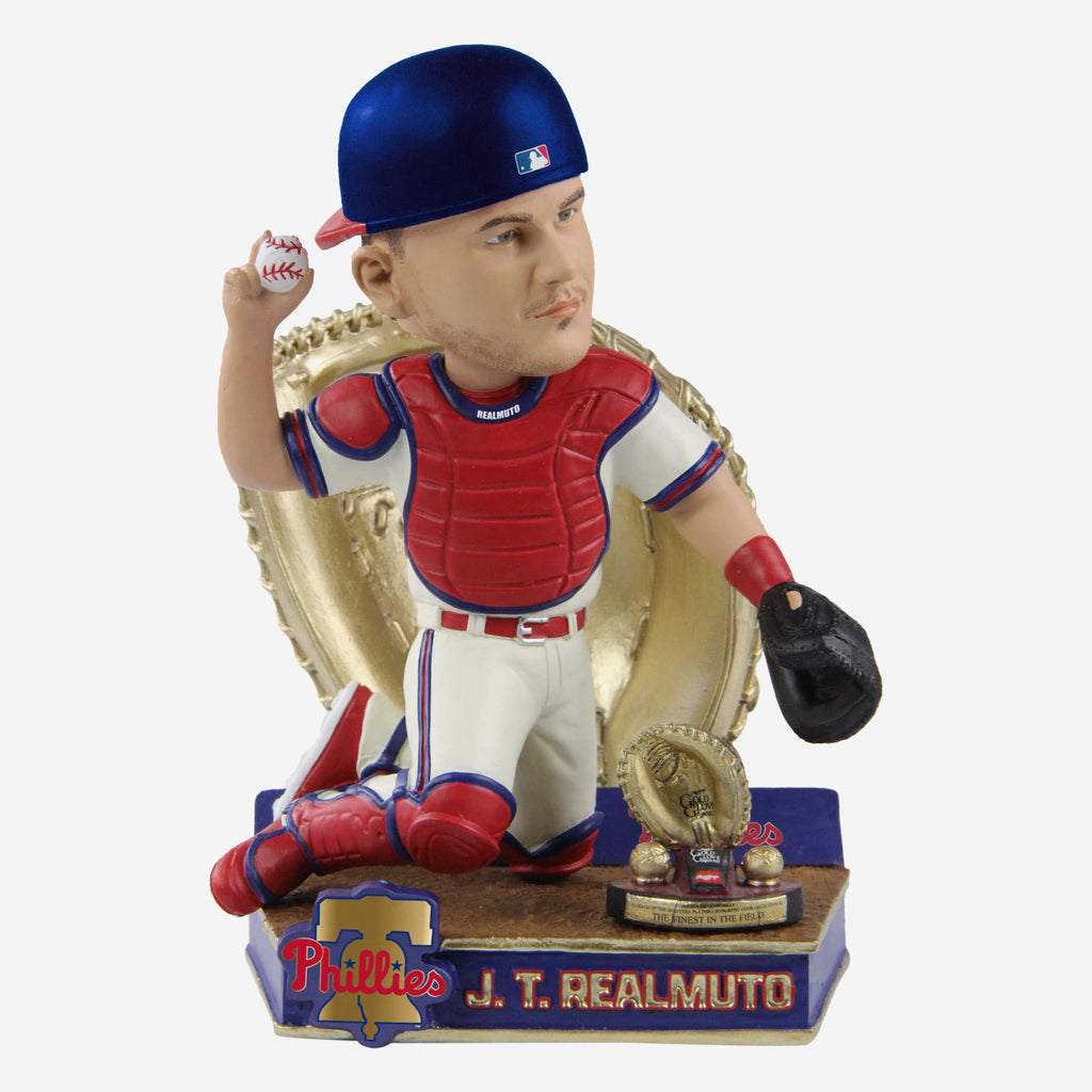 JT Realmuto Philadelphia Phillies 2022 Gold Glove Bobblehead FOCO - FOCO.com