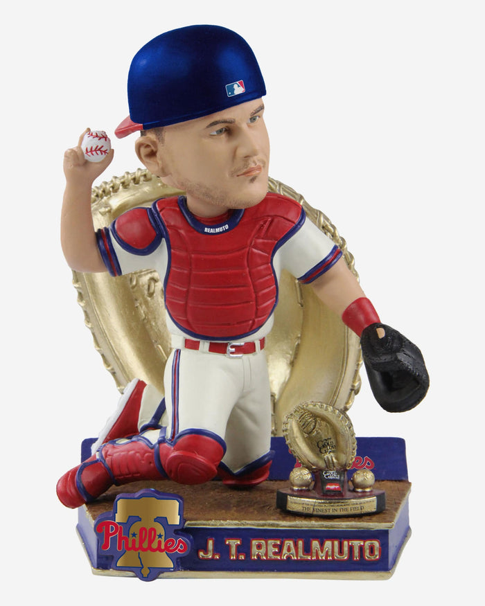 JT Realmuto Philadelphia Phillies 2022 Gold Glove Bobblehead FOCO - FOCO.com